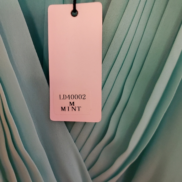LoveRiche Mint Fit and Flare Dress NWOT - Picture 4 of 8